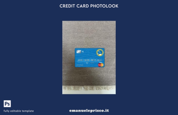 modello anteriore photolook della carta principale della banca di sviluppo dei C